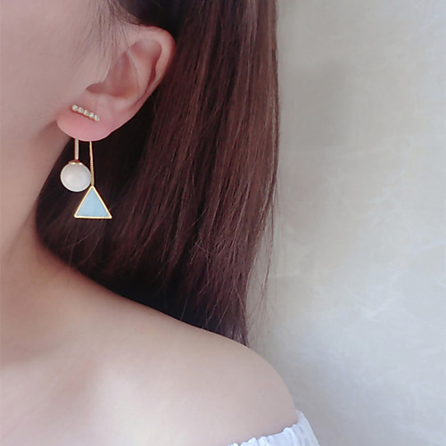 

Women's Drop Earrings Ladies Fashion Elegant Earrings Jewelry Black / Blue / Pink For Party Daily