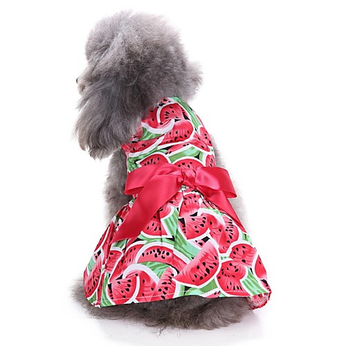 

Cat / Dog Coat / Dress / Tuxedo Dog Clothes Fruit Red Cotton Costume For Pets Party / Casual / Daily / Wedding