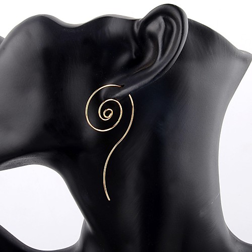 

Women's Stud Earrings Hoop Earrings Stacking Stackable Statement Ladies Personalized Silver Plated Earrings Jewelry Silver / Gold For Stage Club