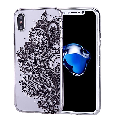 

Phone Case For Apple Back Cover iPhone X iPhone 8 Plus iPhone 8 iPhone 7 Plus iPhone 7 iPhone 6s Plus iPhone 6s iPhone 6 Plus iPhone 6 iPhone SE / 5s Pattern Flower Soft TPU