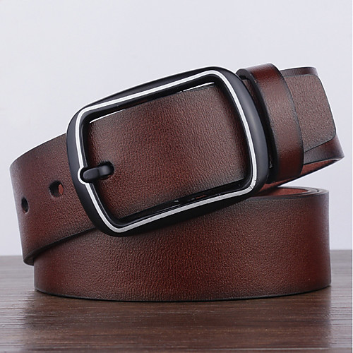 

Men's Waist Belt Alloy Belt Solid Colored / PU / All Seasons
