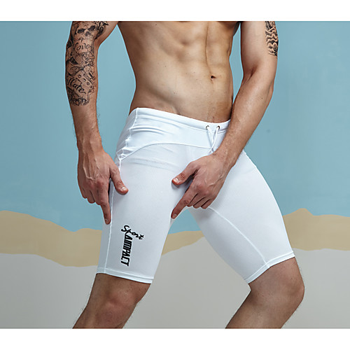 

Men's Sporty Daily Sports Skinny Slim Sweatpants Pants Letter Print White / Summer