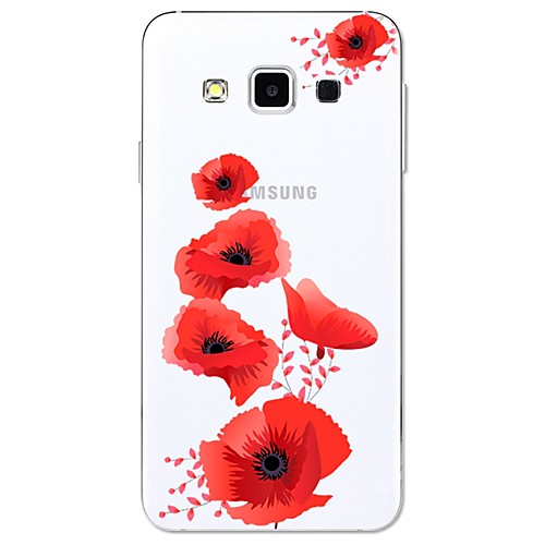 

Phone Case For Samsung Galaxy Back Cover A3 A5 A7(2017) A7(2016) A5(2016) A8 Pattern Flower / Floral Soft TPU