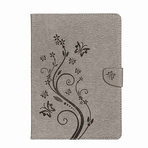 

Phone Case For Apple Full Body Case iPad Air iPad 4/3/2 iPad Mini 3/2/1 iPad Mini 4 iPad (2018) iPad Pro 10.5 iPad Air 2 iPad (2017) iPad Pro 9.7'' Wallet Card Holder with Stand Butterfly Flower Hard