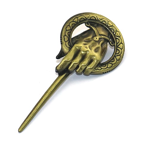 

Badge Inspired by Game of Thrones Sice Anime Cosplay Accessories Brooch Alloy Halloween Costumes