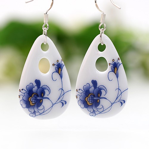 

Women's Drop Earrings Hoop Earrings Drop Ladies Earrings Jewelry Blue For Party Going out
