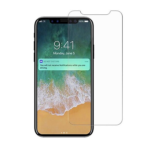

Защитная плёнка для экрана для iPhone X Закаленное стекло 1 ед. Защитная пленка для экрана HD / Уровень защиты 9H / Взрывозащищенный