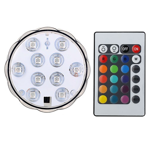 

1 set 4 W LED Smart Bulbs 200-250 lm B 10 LED Beads SMD 5050 Waterproof Remote-Controlled Decorative RGB 4.5 V