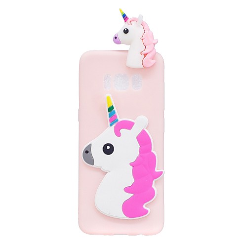 

Case For Samsung Galaxy S8 Plus / S8 / S7 edge Pattern / DIY Back Cover Unicorn / 3D Cartoon Soft TPU