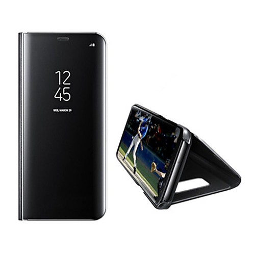 

Case For Samsung Galaxy S8 Plus / S8 / S7 edge with Stand / Mirror / Auto Sleep / Wake Up Full Body Cases Solid Colored Hard PU Leather