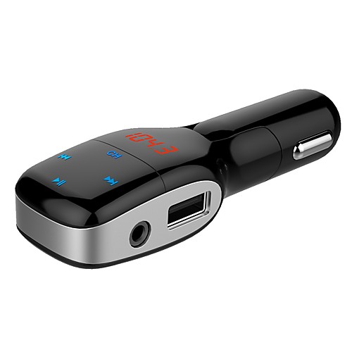 

MP16 Wireless Car Bluetooth Hands-free MP3 Player Dual USB Charger FM Transmitter AUX Input Digital Play FM Modulator