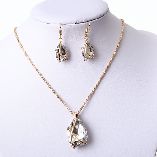

Women's Drop Earrings Necklace Earrings Jewelry Red / White / Black For Wedding Date