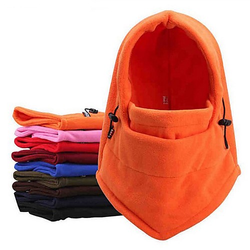 

Neck Gaiter Neck Tube Pollution Protection Mask Solid Color Warm Bike / Cycling Burgundy Blue Grey Winter for Men's Women's Adults' Skiing Camping / Hiking Cycling / Bike Solid Color 1 set