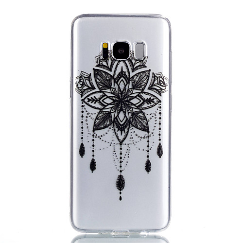 

Case For Samsung Galaxy S8 Plus / S8 / S7 edge Transparent / Pattern Back Cover Dream Catcher Soft TPU