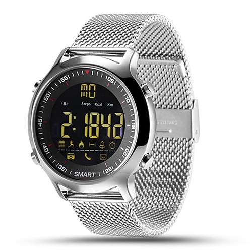 

EX18 Smartwatch Fitness Running Watch Wireless Bluetooth Stopwatch Pedometer Call Reminder Waterproof APP Control Sports IPX-7 45mm Watch Case for Android iOS Men / Calories Burned / Long Standby