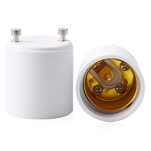 

2-Pack GU24 to E26 E27 Adapter Maximum Wattage 1000W Heat Resistant Up to 200 Fire Resistant Converts GU24 Pin Base Fixture to E26 E27 Standard Screw