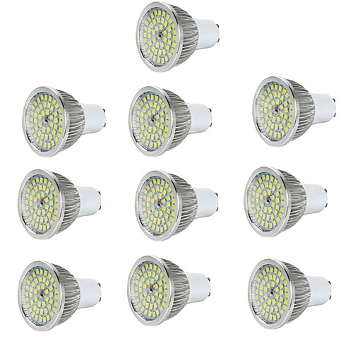 

10pcs 6 W LED Spotlight 600 lm E14 GU10 GU5.3 48 LED Beads SMD 2835 Decorative Warm White Cold White 85-265 V / RoHS