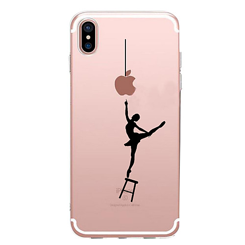 

Кейс для Назначение Apple iPhone X / iPhone 8 / iPhone 7 С узором Кейс на заднюю панель Соблазнительная девушка Мягкий ТПУ для iPhone X / iPhone 8 Pluss / iPhone 8