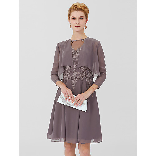 

3/4 Length Sleeve Shrugs Chiffon Wedding / Party / Evening Women's Wrap With