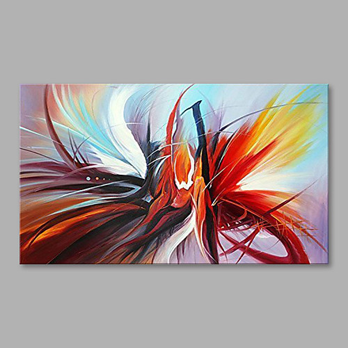 

Oil Painting Hand Painted Horizontal Abstract Modern Stretched Canvas
