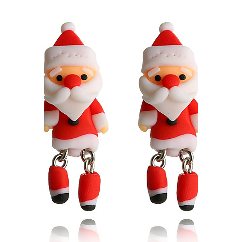 

Women's Drop Earrings Sweet Hip-Hop Earrings Jewelry Red For Christmas