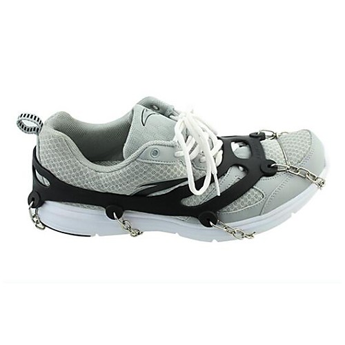 

Outdoor Non Slip Traction Cleats Climbing Protection Crampons Hiking Climbing Outdoor Exercise Metal Alloy Silica Gel Rubber 17.516.8 cm Black Navy Blue Orange