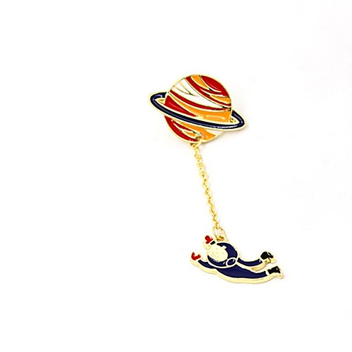 

Women's Brooches Korean Hip-Hop Brooch Jewelry Gold For Daily Going out