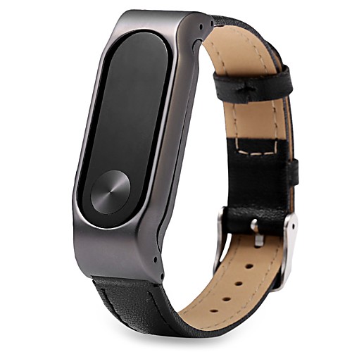 

Smart Watch Band for Xiaomi 1 pcs Watch Bands Genuine Leather Replacement Wrist Strap for Mi Band 2