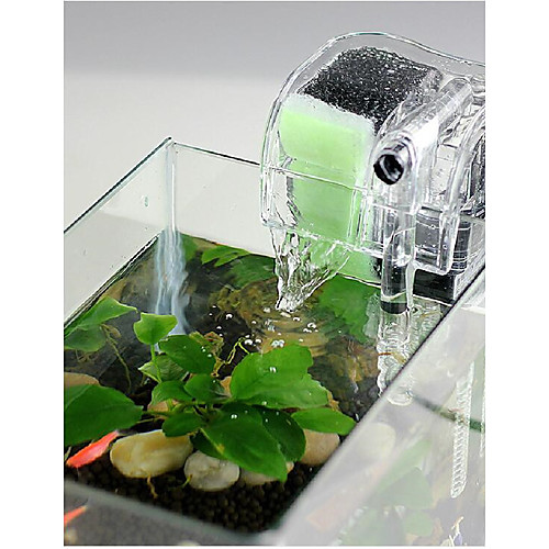 

Aquarium Fish Tank Fish Tank Filter Aquarium Filter Vacuum Cleaner Waterproof Machine Washable Transparent Waterfall ABS Plastic 1pc 220-240 V / #