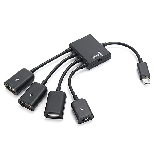 

Micro USB 2.0 Кабель-переходник, Micro USB 2.0 to USB 2.0 Micro USB 2.0 Кабель-переходник Male - Female