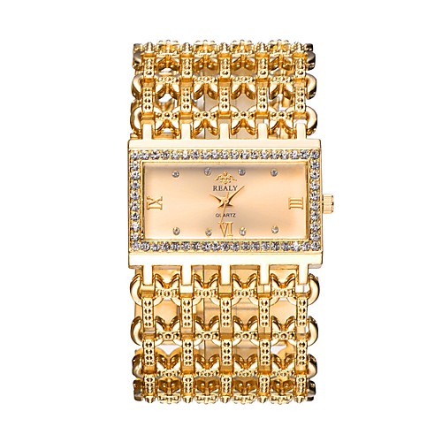 

Women's Luxury Watches Wrist Watch Analog Quartz Luxury Hollow Engraving Imitation Diamond
