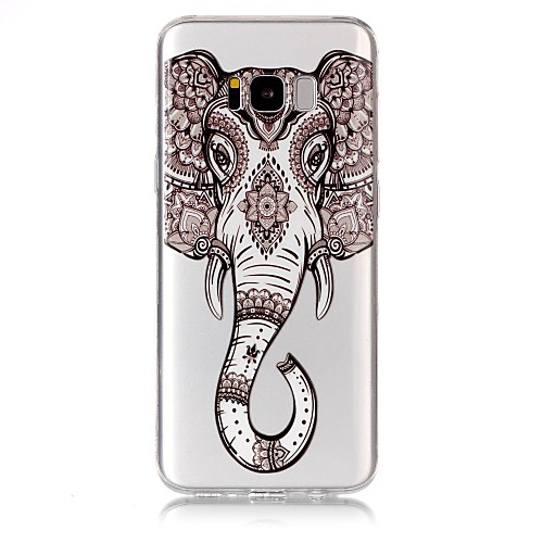 

Case For Samsung Galaxy S8 Plus / S8 / S7 edge Ultra-thin / Transparent / Embossed Back Cover Elephant Soft TPU