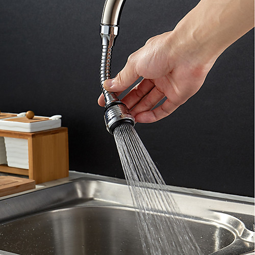 

360 Degree Rotatable Water Saving Faucet Tap Aerator ABS Faucet Nozzle Filter Water Faucet Bubbler Aerator