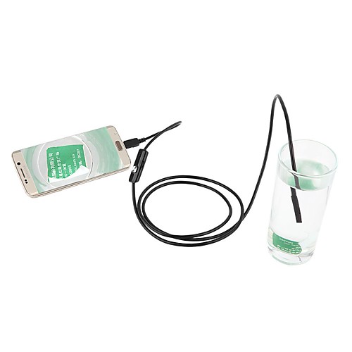 

5.5mm USB Endoscope Camera 1M Length Waterproof IP67 Inspection Borescope Snake Night Video Cam Android Phone