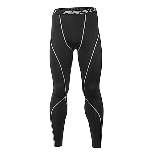 

Arsuxeo Men's Running Tights Leggings Compression Pants Training Compression Clothing Leggings Bottoms Spandex Gym Workout Exercise & Fitness Running Cycling / Bike Breathable Quick Dry Moisture