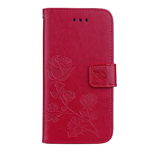 

Case For Apple iPhone 8 Plus / iPhone 8 / iPhone 7 Plus Wallet / Card Holder / with Stand Full Body Cases Flower Hard PU Leather
