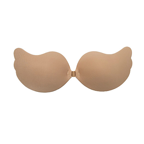 

Women's Bra Push-up Water Bras & Gel Bras Balcony Solid Colored Sexy Khaki