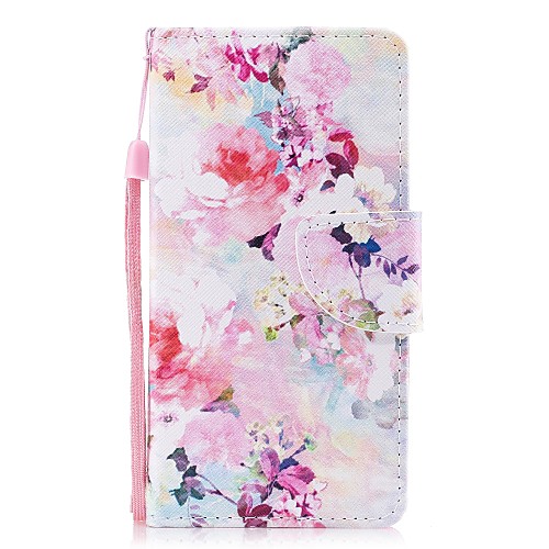 

Case For Samsung Galaxy A3(2017) / A5(2017) Wallet / Card Holder / with Stand Full Body Cases Flower Hard PU Leather