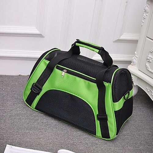 

Cat Dog Carrier Bag & Travel Backpack Commuter Backpack Portable Breathable Foldable Solid Colored Nylon Purple Green Blue