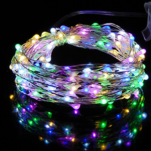 

2m String Lights 20 LEDs 1pc Warm White Cold White Red Waterproof <5 V IP65