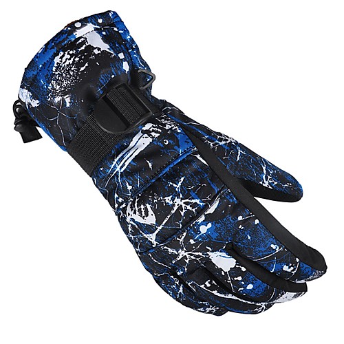 

Men's Ski Gloves Snowsports Winter Full Finger Gloves Synthetics Waterproof Windproof Breathable Ski / Snowboard