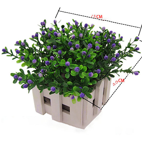 

Plastic Simple Style Tabletop Flower 6