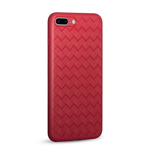 

Phone Case For Apple Back Cover iPhone X iPhone 8 Plus iPhone 8 iPhone 7 Plus iPhone 7 iPhone 6s Plus iPhone 6s iPhone 6 Plus iPhone 6 Ultra-thin Embossed Solid Colored Soft TPU