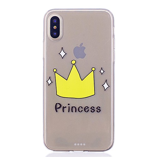 

Phone Case For Apple Back Cover iPhone X iPhone 8 Plus iPhone 8 iPhone 7 Plus iPhone 7 iPhone 6s Plus iPhone 6s iPhone 6 Plus iPhone 6 iPhone SE / 5s Transparent Pattern Cartoon Word / Phrase Soft TPU