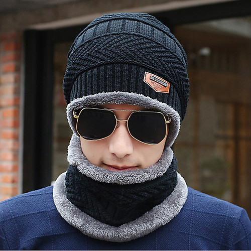 

Men's Floppy Hat Weekend Knitted Solid Colored Hat / Winter