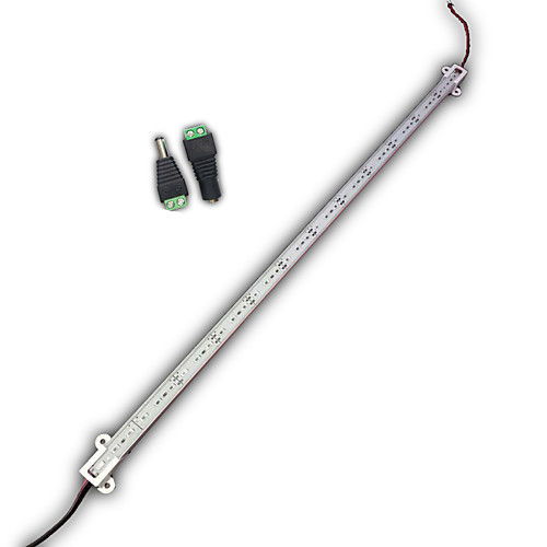 

0.5m Rigid LED Light Bars Growing Strip Lights 36 LEDs 5630 SMD 10mm 1 DC Cables White Blue Waterproof Decorative Linkable 12 V 1pc IP65