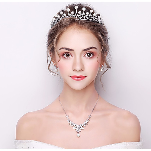 

Women's Basic Crystal Forehead Crown Party Birthday