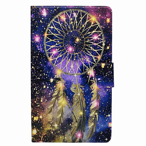 

Phone Case For Samsung Galaxy Full Body Case Tablet Cases Tab A 8.0 (2017) Cartoon Dream Catcher Hard PU Leather