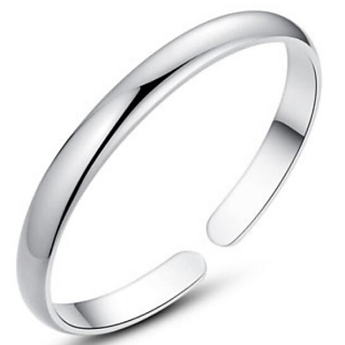 

Women's Bracelet Bangles Sterling Silver Bracelet Jewelry Silver For Christmas Gifts Party Wedding Casual Daily