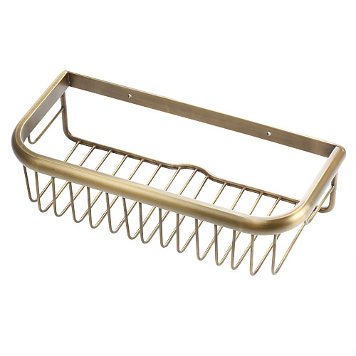 

Bathroom Shelf Antique Brass 1 pc - Hotel bath